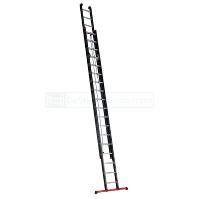 Afbeelding van Altrex 2 delige schuifladder Mounter 2x18 treden