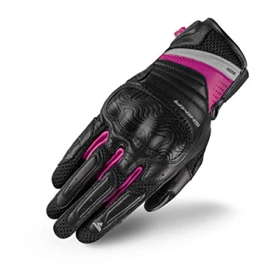 Afbeelding van SHIMA RUSH LADY Motorhandschoenen voor dames, ademend, versterkt, stad, zomer, touchscreen met voegbescherming, schokabsorberend, pols en vingers (rood, S)