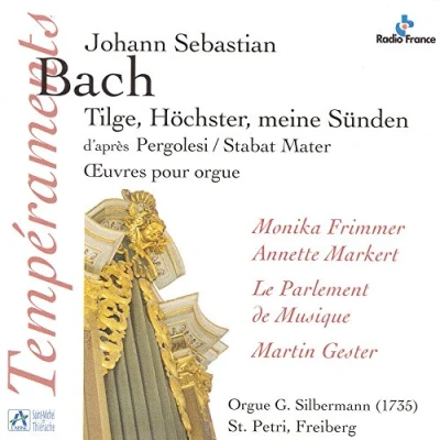 Afbeelding van Le Parlement De Musique, Martin Gester J.S.Bach: Tilge, Höchster, Meine Sünden (CD)