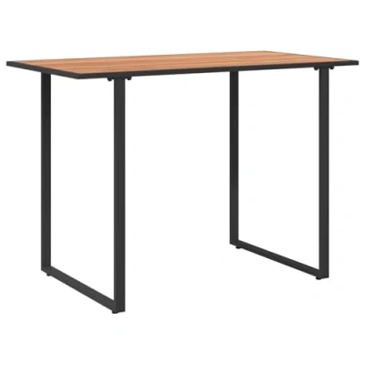 Afbeelding van Terrastafel vidaXL Bruin Massief Hout 100 x 55 70 cm Duurzaam