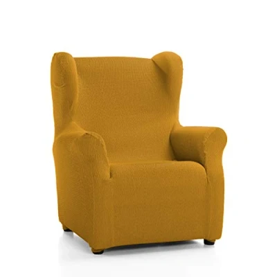 Afbeelding van Martina Home Tunez stoelbekleding oorstoel mosterd