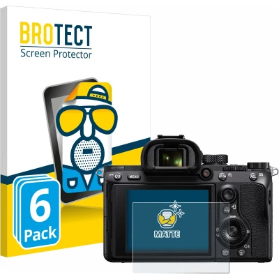 Afbeelding van BROTECT Screenprotector voor Sony Alpha 7 III / 7R II 7S Folie Beschermfolie matte (6 Stuks)