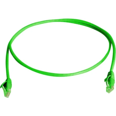 Afbeelding van Telegärtner L00000A0289 RJ45 Netwerkkabel, patchkabel CAT 6 U/UTP 1.00 m Groen Vlambestendig, Halogeenvrij 1 stuk(s)