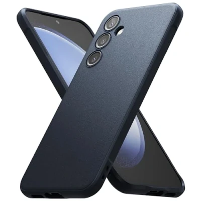 Afbeelding van Ringke beschermhoes compatibel met Samsung Galaxy S23 FE [onyx] schokbestendig, flexibel, ultradun, zacht, TPU, duurzaam, voor FE, accessoires, marineblauw