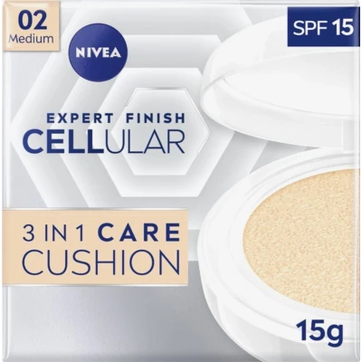 Afbeelding van Nivea Hyaluron Cellular Filler 3 IN 1 CARE Cushion Tonic, Maat: 15 g, Medium 02