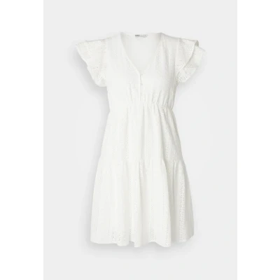 Afbeelding van ONLY Onlhelena Dress Blousejurk, Dames, Maat: XS, Cloud dancer