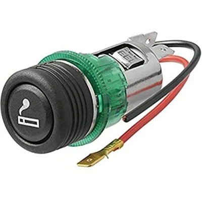 Afbeelding van Pro Plus Sigarettenaansteker met Verlichting Inbouwdoos 12 Volt Universeel Ø 28 mm