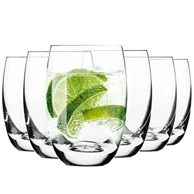 Afbeelding van Krosno Waterglas Sap Highball Set van 6 360 ml Elite Collectie Perfect voor thuis, restaurants, feestjes Vaatwasmachinebestendig