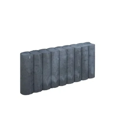 Afbeelding van 5 stuks! Rondo palissade zwart 8x25x50 cm Gardenlux