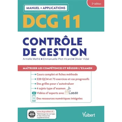 Image de DCG 11 Contrôle de gestion : Manuel et Applications