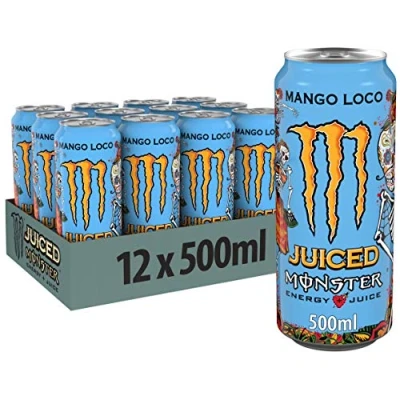 Afbeelding van Monster Energy Mango Loco Tropische vruchten 12 stuks (12 x 500 ml)
