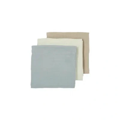 Afbeelding van Meyco Luiers Pre Washed Light Grey En Sand 3 pack