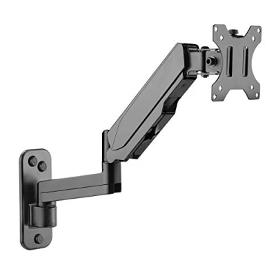 Afbeelding van RICOO Wandhouder voor monitor draaibaar kantelbaar pc scherm 17 32 inch (43 81 cm) S4511 scharnierarm TV LCD LED gebogen VESA 75 x 100