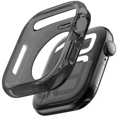 Afbeelding van Caseology Capella Compatibel met Apple Watch 10 (46 mm) Zwart transparant