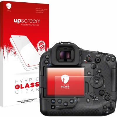 Afbeelding van upscreen Screenprotector voor Canon EOS R1 Folie Beschermfolie Beschermglas transparant