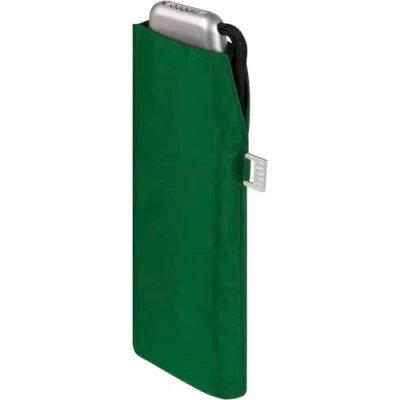 Afbeelding van Doppler Zakparaplu van koolstofstaal, effen, praktisch formaat, licht, 22 cm, Groen (Ivy Green)