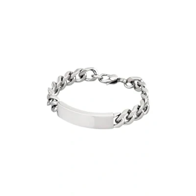 Afbeelding van Lotus style LS1554 2/1 armband zilverkleurig staal 21cm