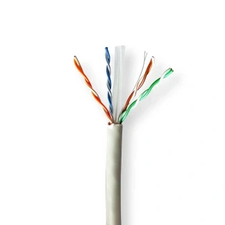 Afbeelding van Netwerkkabel Cat6 U/UTP 100 meter (Stugge kern, 100% koper)