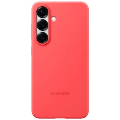 Afbeelding van Samsung Siliconen Back Cover Rood Galaxy S25