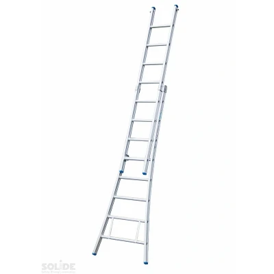 Afbeelding van Solide 2 delige reformladder 2x8 sporten gebogen voet