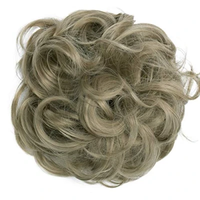 Afbeelding van PRETTYSHOP XL haarstukje Chouchou voor het verkrijgen van volumineus opgedaan haar, krullen, knot, natuurlijk blond, G14E