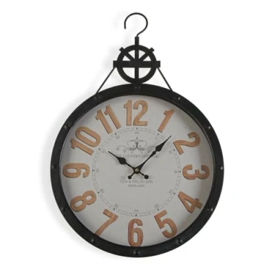 Afbeelding van Muurklok Versa Metaal 61,5 x 7 40,5 cm