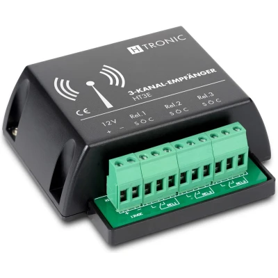 Afbeelding van H Tronic HT3E Radiografische ontvanger 3 kanaals Frequentie: 868.35 MHz 12 V/DC