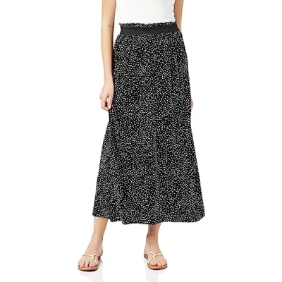 Afbeelding van ONLY Onlvenedig LIFE LONG Skirt Maxirok black, Dames, Maat: Small, Black