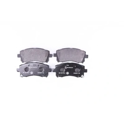 Afbeelding van HELLA 8DB 355 017 291 Remblokkenset Met akoestische slijtagewaarschuwing SUBARU: Impreza II Saloon, I Estate