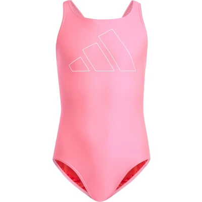 Afbeelding van adidas Performance Big Bars Badpak Kids Kinderen Roze 128