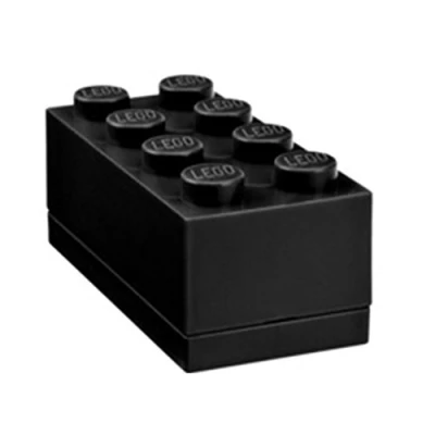 Afbeelding van LEGO Opbergbox Mini Brick 8 Polypropyleen Zwart