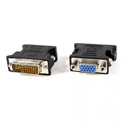 Afbeelding van Adapter DVI naar VGA Lanberg AD 0012 BK Zwart