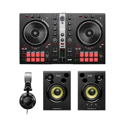 Image de Table de mixage Hercules DJ Essentials Kit DJControl Inpulse 300 MK2 Noir
