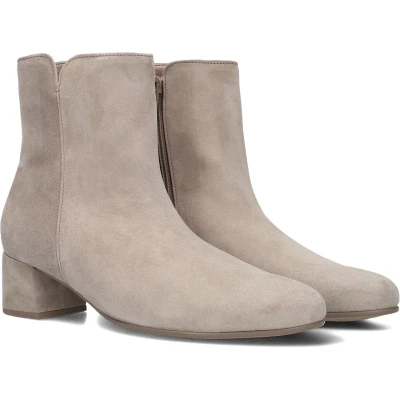 Afbeelding van Gabor 680 Enkellaarsjes Enkelboots met rits Dames Beige Maat 38,5