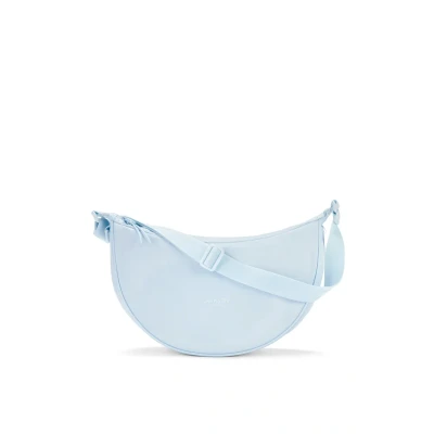 Afbeelding van Larkson Solveig Medium HALF MOON Schoudertas, Maat: One Size, Ice blue