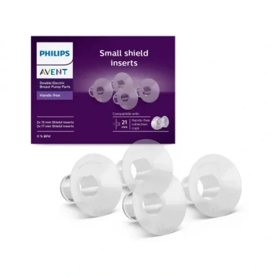 Afbeelding van Philips Avent Kleine Bescherminzetstukken Perfecte Pasvorm voor Tepels (15mm &amp; 17mm) Comfortabel Siliconen Materiaal Eenvoudig Schoon te Maken SCF554/11
