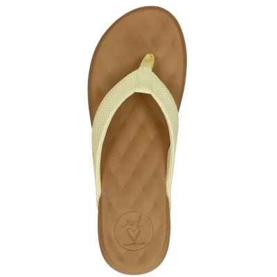 Afbeelding van Reef Cushion Harmony Teenslippers Geel Maat 38.5