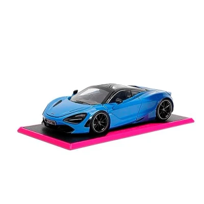 Afbeelding van Pink Slips 1:24 W2 McLaren 720S gegoten auto met basis, speelgoed voor kinderen en volwassenen (blauw)