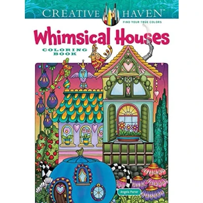 Afbeelding van Creative Haven Whimsical Houses Coloring Book