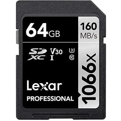 Afbeelding van Lexar Professional 1066x SILVER 64GB SDXC