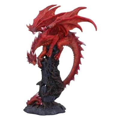 Afbeelding van Nemesis Now Draconic Roots Rode Draak 28.5cm Beeld/figuur Multicolours