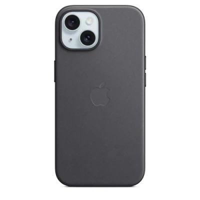 Image de Apple MagSafe Textiel Back Cover Noir iPhone 15