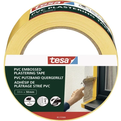 Afbeelding van tesa PVC Putzband 55486 00000 00 Gipstape Geel (l x b) 33 m 50 mm 1 stuk(s)