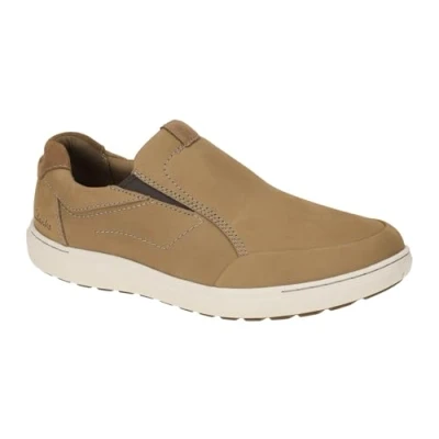 Afbeelding van Clarks Mapstone Step mocassinzool voor heren, Nubuck zand.