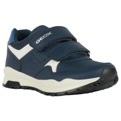 Afbeelding van Geox J Pavel A Lage sneakers voor jongens, Navy Off White