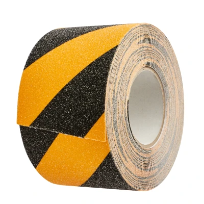 Afbeelding van 100mm Antislip Tape Geel/Zwart 18 Meter Op Rol