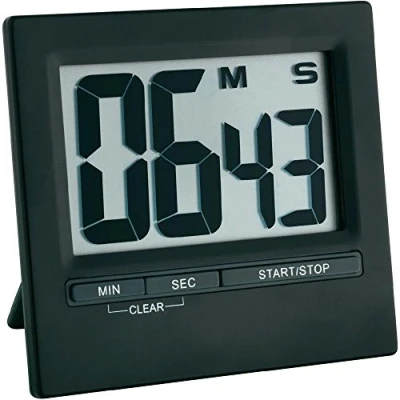 Afbeelding van TFA Dostmann 38.2013.01 Timer Zwart Digitaal