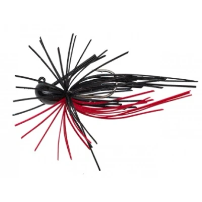 Afbeelding van Savage Gear Skirt Flirt Jig Black &amp; Red 6,5cm (7,5g) Loodkoppen