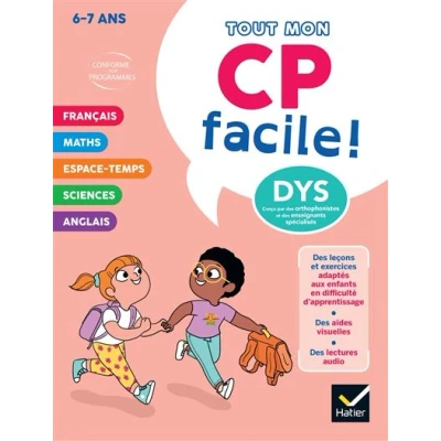 Image de Mon CP facile ! Adapté aux enfants DYS ou en difficulté d&#039;apprentissage 6 ans