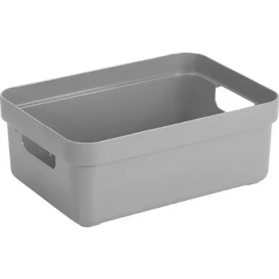 Afbeelding van Sunware Sigma home opbergbox 9L grijs 35 x 24,6 12,2 cm